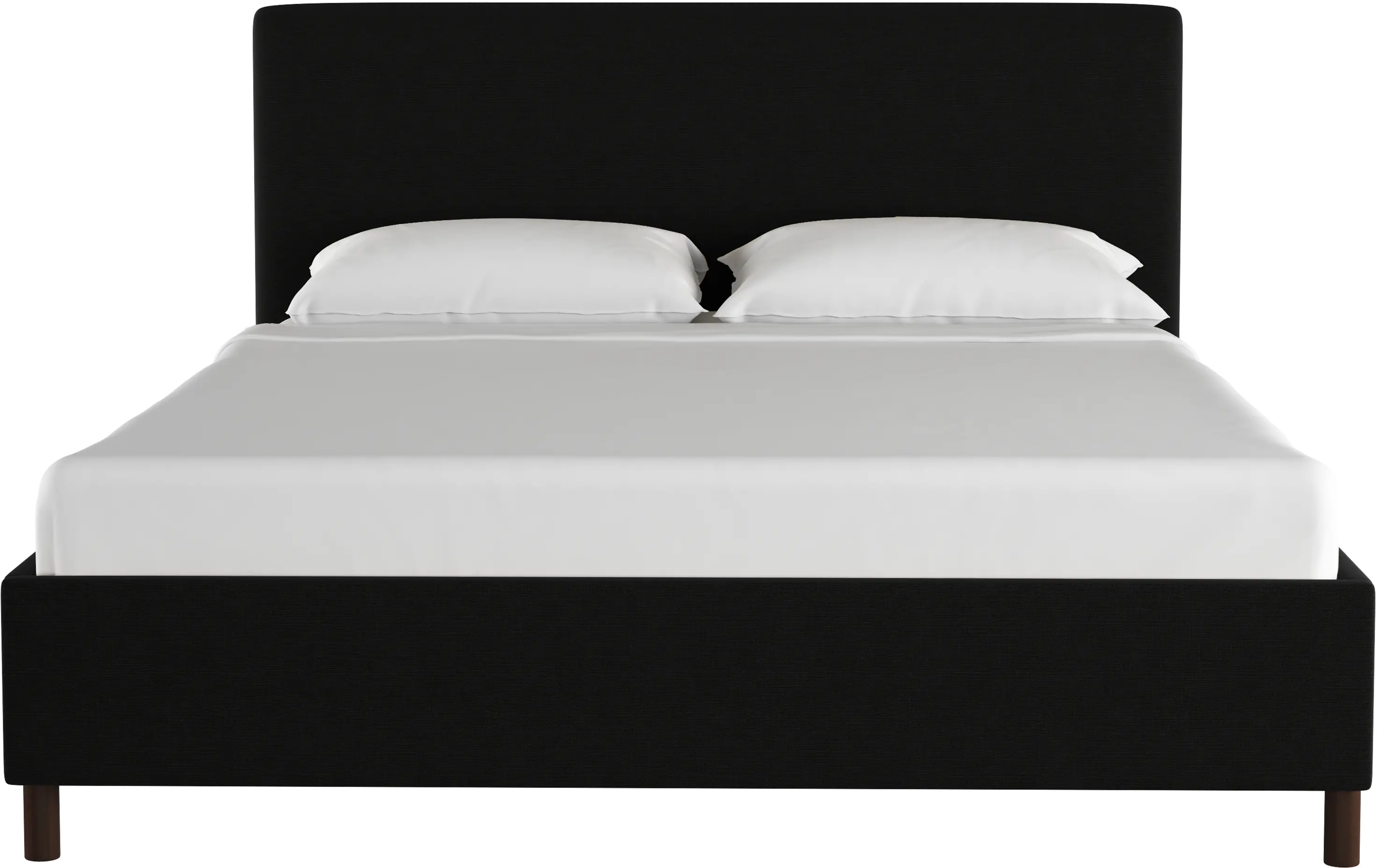750PBDLNNBLC Twin Black Platform Bed-2