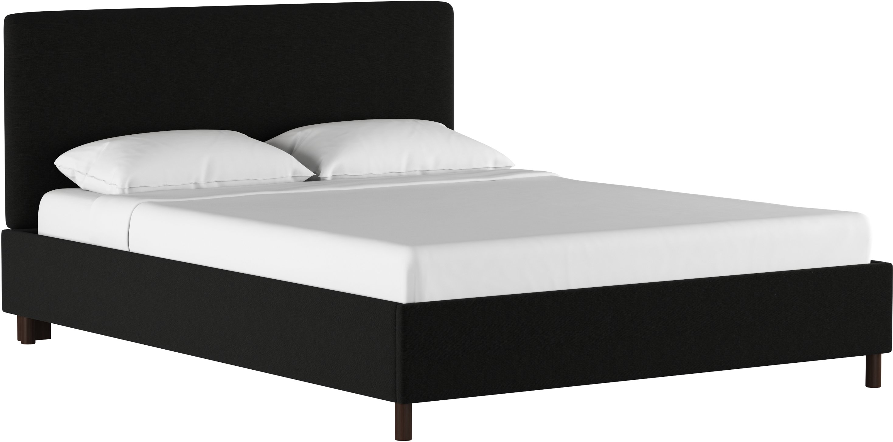750PBDLNNBLC Twin Black Platform Bed-3