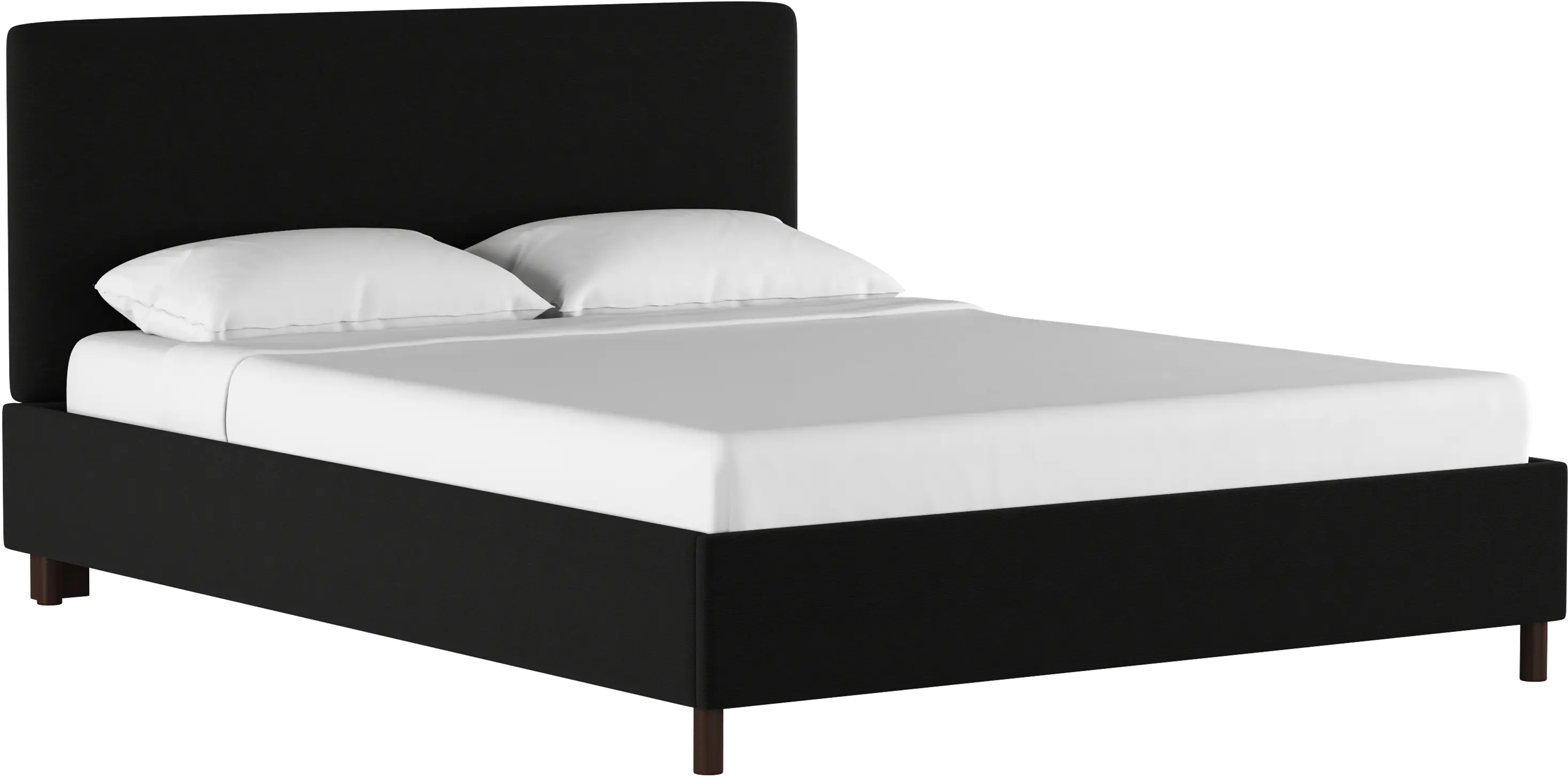750PBDLNNBLC Twin Black Platform Bed-3