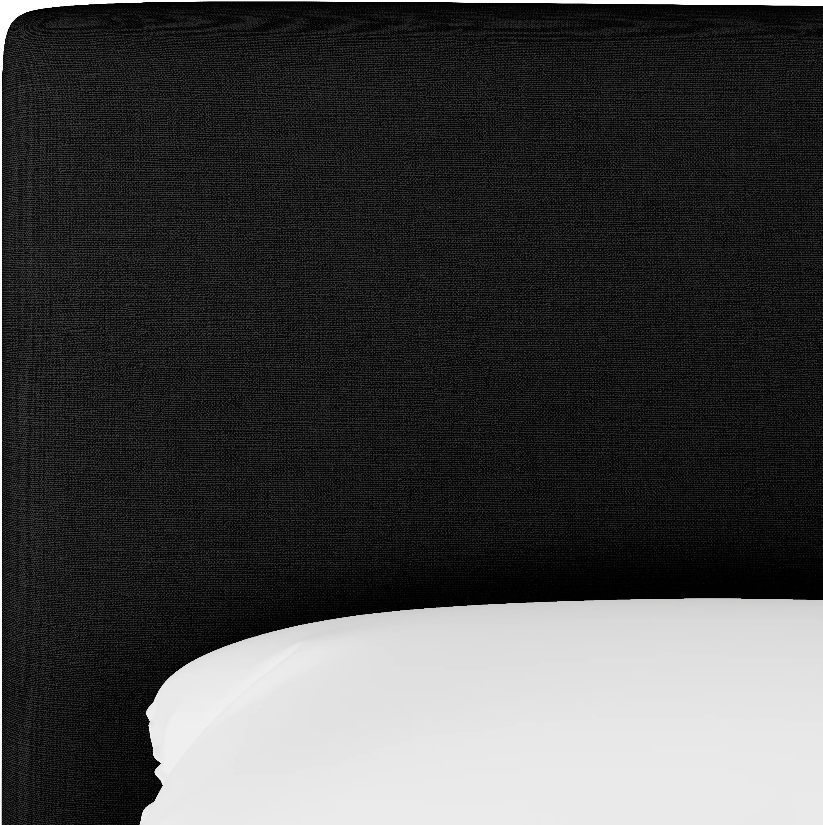 750PBDLNNBLC Twin Black Platform Bed-5