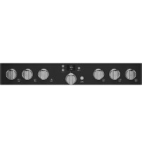 C2Y366P3TD1 Cafe Commercial Style Dual Fuel Oven Smart Range - 36 Inch Matte Black-4