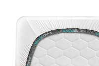 SPXAWFX Bedgear White Dri-Tec Performance Twin-XL Bed Sheets-4