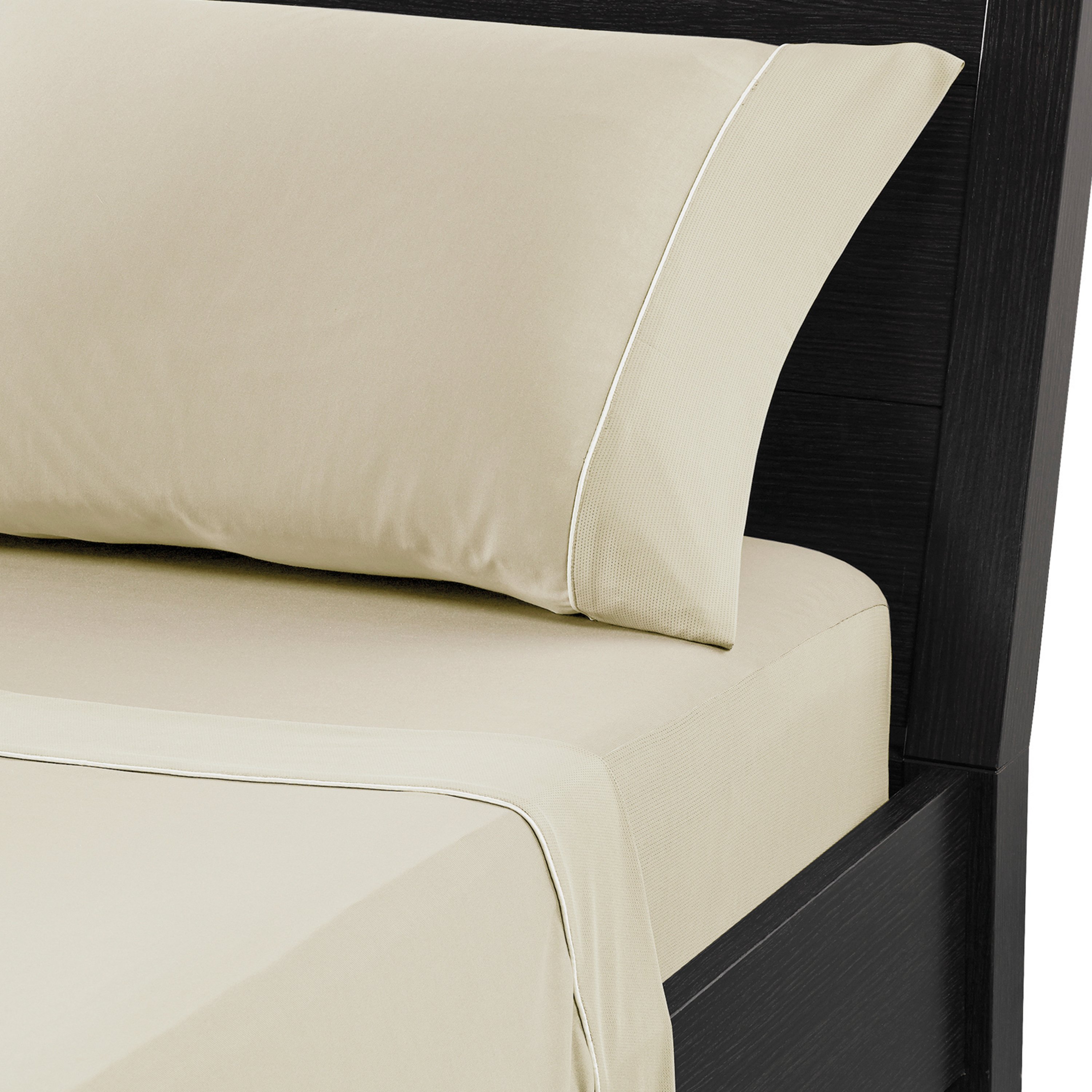 SPXACFW Bedgear Champagne Dri-Tec Performance Cal-King Bed Sheets-6