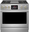ZDP364NDTSS Monogram 36 Inch Professional Dual Fuel Smart Range with Griddle - Stainless Steel