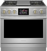 ZDP364NDTSS Monogram 36 Inch Professional Dual Fuel Smart Range with Griddle - Stainless Steel