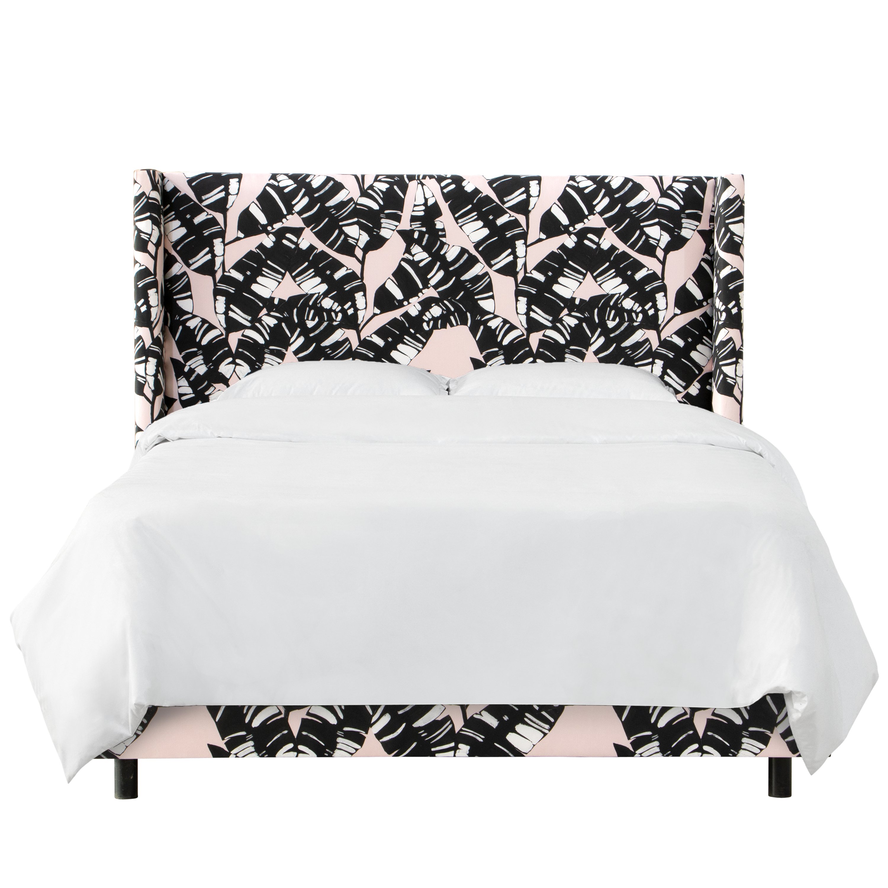 502BEDPLSPBLBLKOGA Queen Palm Springs Blush Bed-2