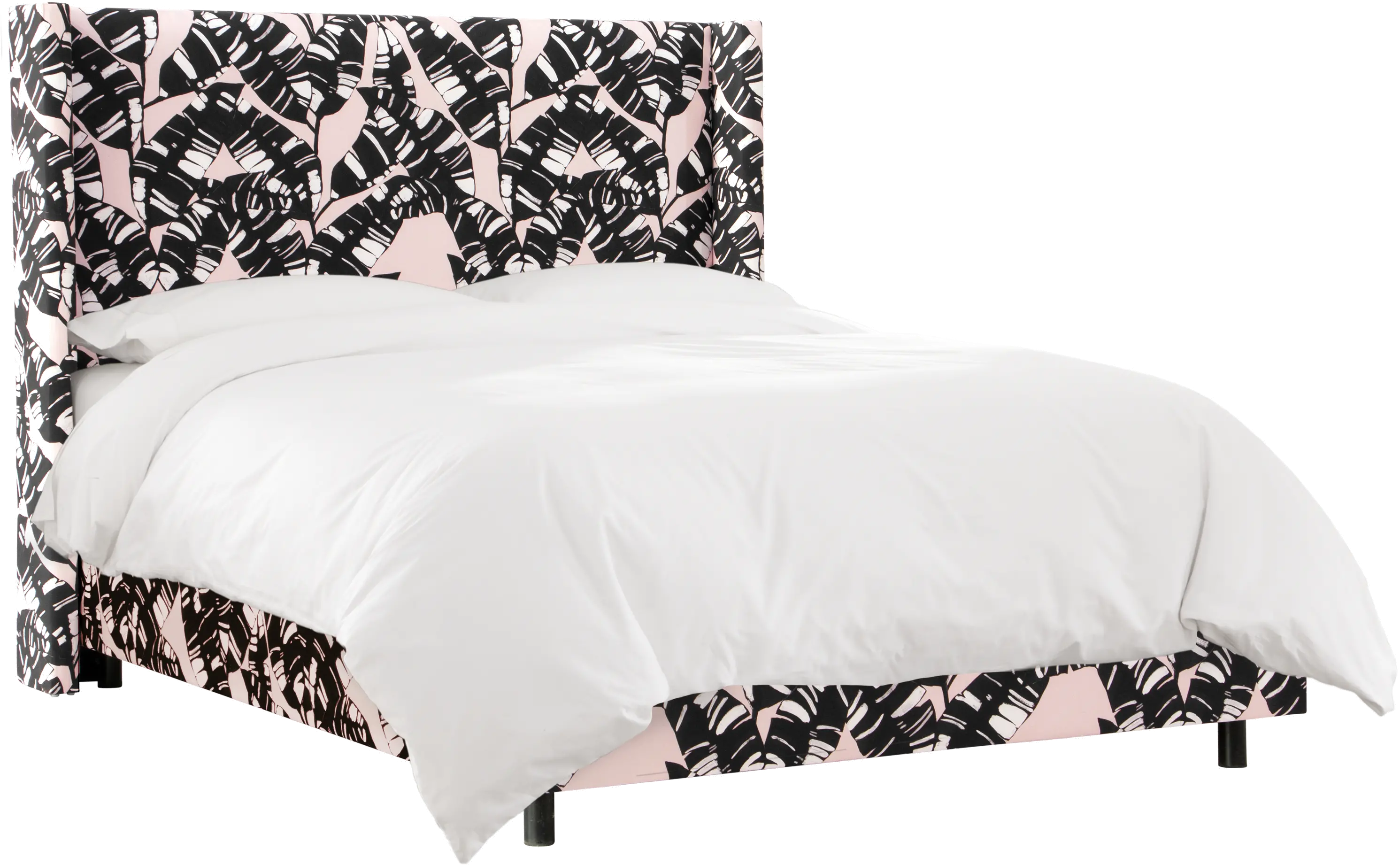 501BEDPLSPBLBLKOGA Full Palm Springs Blush Bed-1