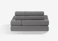 SPXASFX Bedgear Gray Dri-Tec Performance Twin-XL Bed Sheets