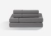 SPXASFQ Bedgear Gray Dri-Tec Performance Queen Bed Sheets