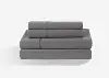 SPXASFQ Bedgear Gray Dri-Tec Performance Queen Bed Sheets