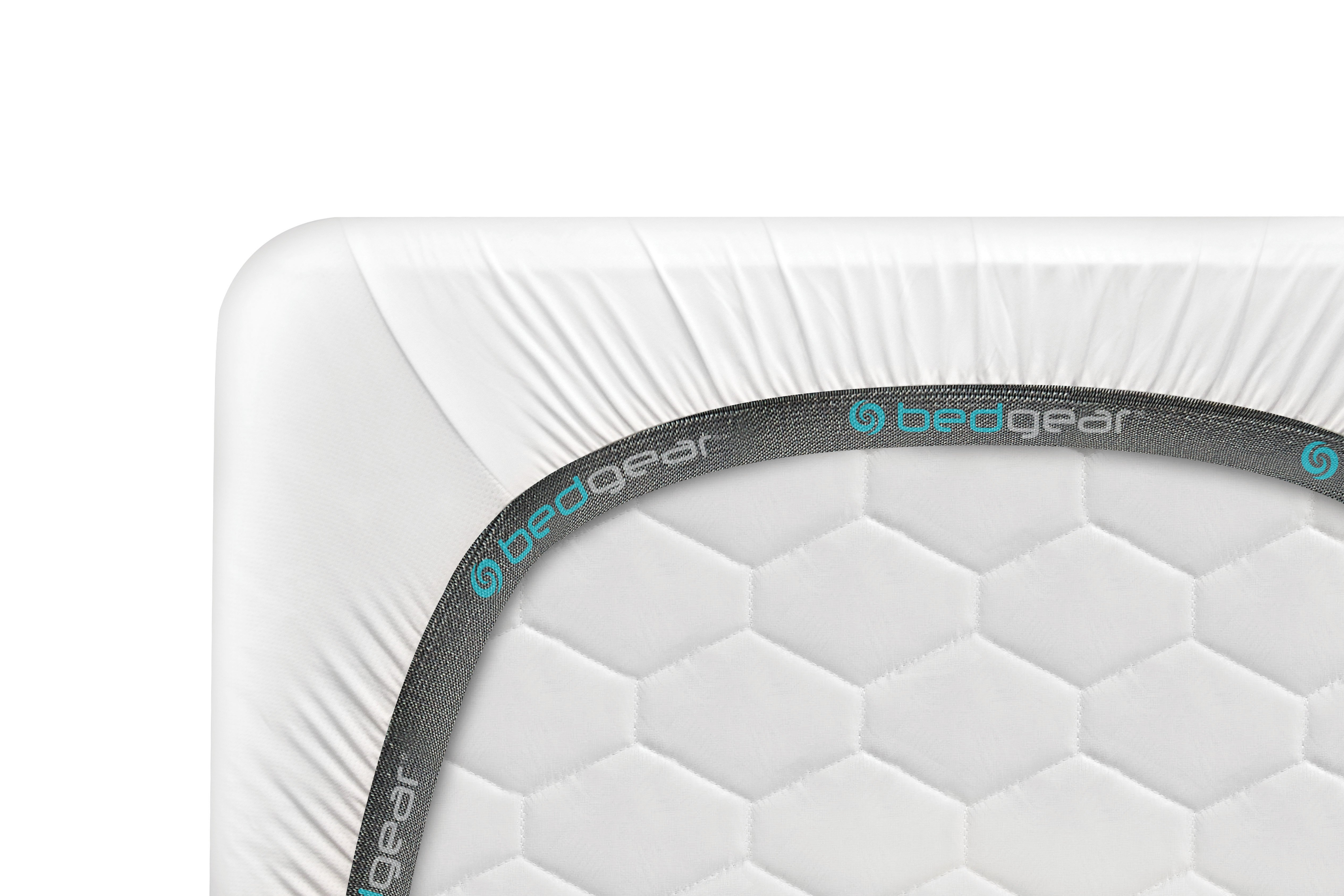 SPXASFW Bedgear Gray Dri-Tec Performance Cal-King Bed Sheets-5
