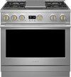 ZGP364NDTSS Monogram 36 Inch Professional Gas Range with Convection - 6.2 cu. ft., Stainless Steel