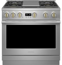 ZGP364NDTSS Monogram 36 Inch Professional Gas Range with Convection - 6.2 cu. ft., Stainless Steel-1
