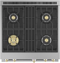 ZGP304NTSS Monogram 30 Inch Professional Gas Range with Convection - 6.2 cu. ft., Stainless Steel-2
