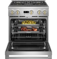 ZGP304NTSS Monogram 30 Inch Professional Gas Range with Convection - 6.2 cu. ft., Stainless Steel-4