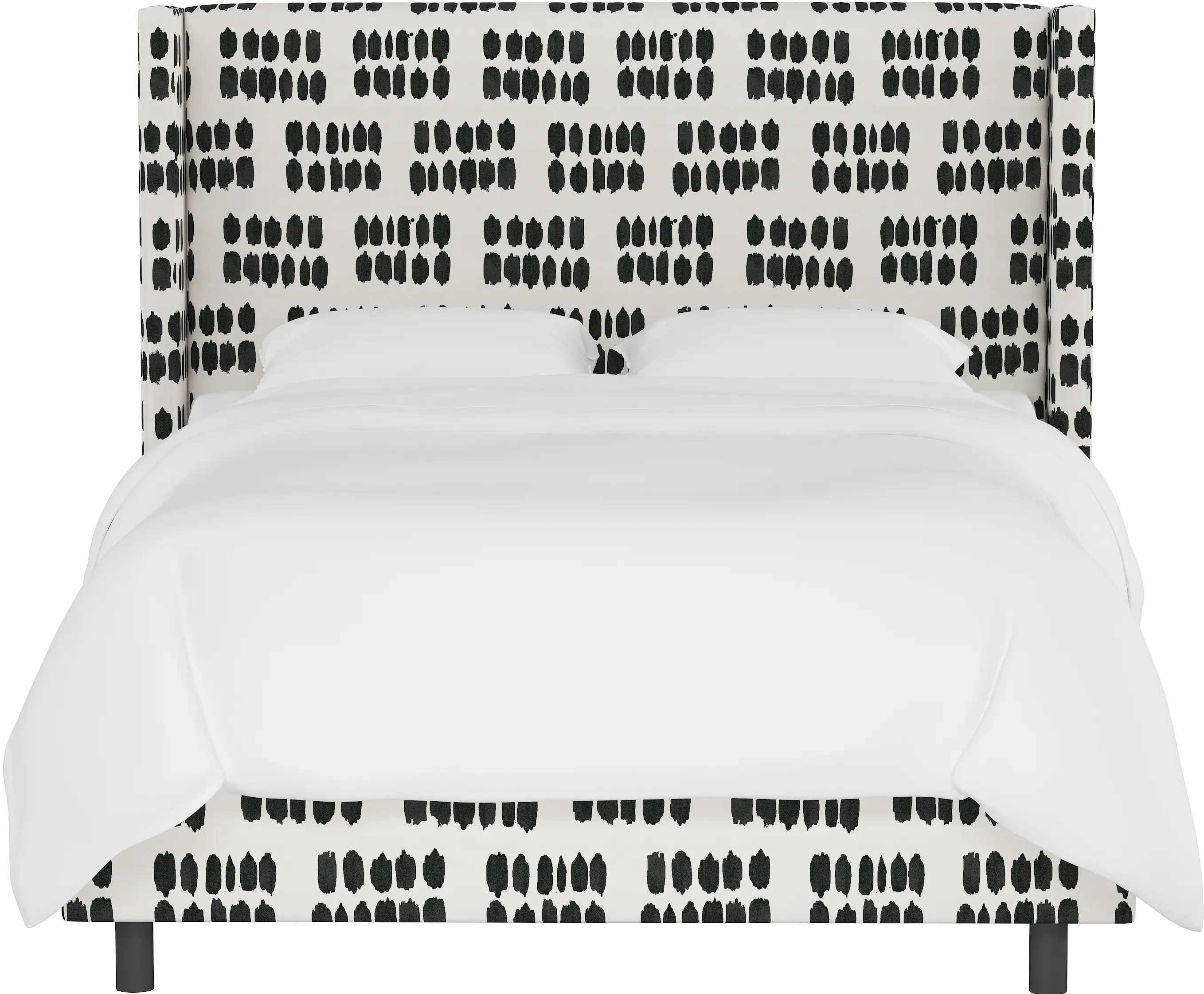 500BEDIKDCR Twin Inked Dot Cream Bed-2