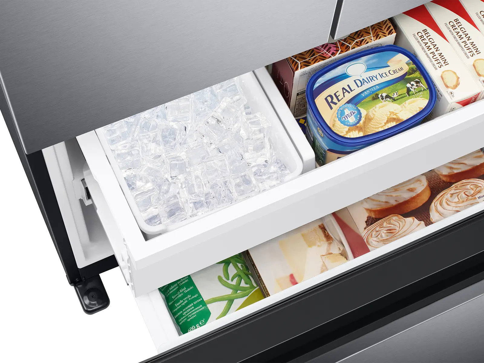 RF18A5101SG Samsung 17.5 cu ft French Door Refrigerator - Counter Depth 33 W Black Stainless Steel-6