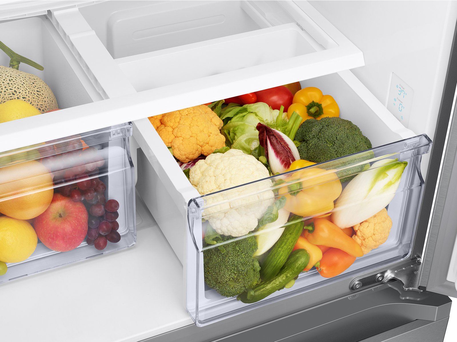 RF18A5101SR Samsung 33 Inch Counter Depth French Door Refrigerator - 17.5 cu. ft., Stainless Steel-3