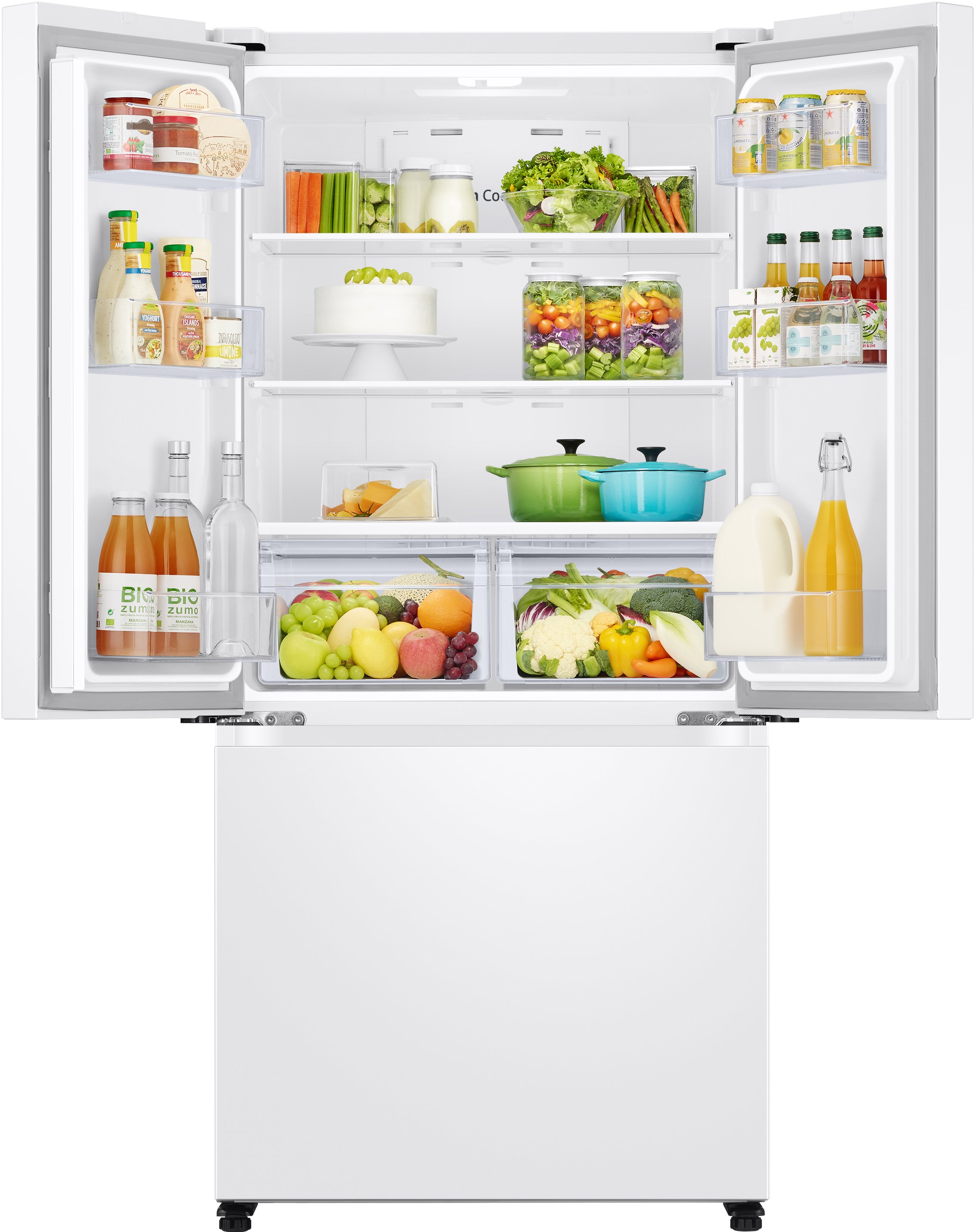RF18A5101WW Samsung 17.5 cu ft Counter Depth French Door Refrigerator - 33 W White-3