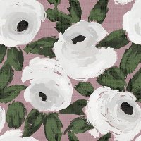 501BEDBLMSBRYRSBLSHIVYOGA Full Wingback Rose Blush Ivy Printed Upholstered Bed - Bloomsbury-5