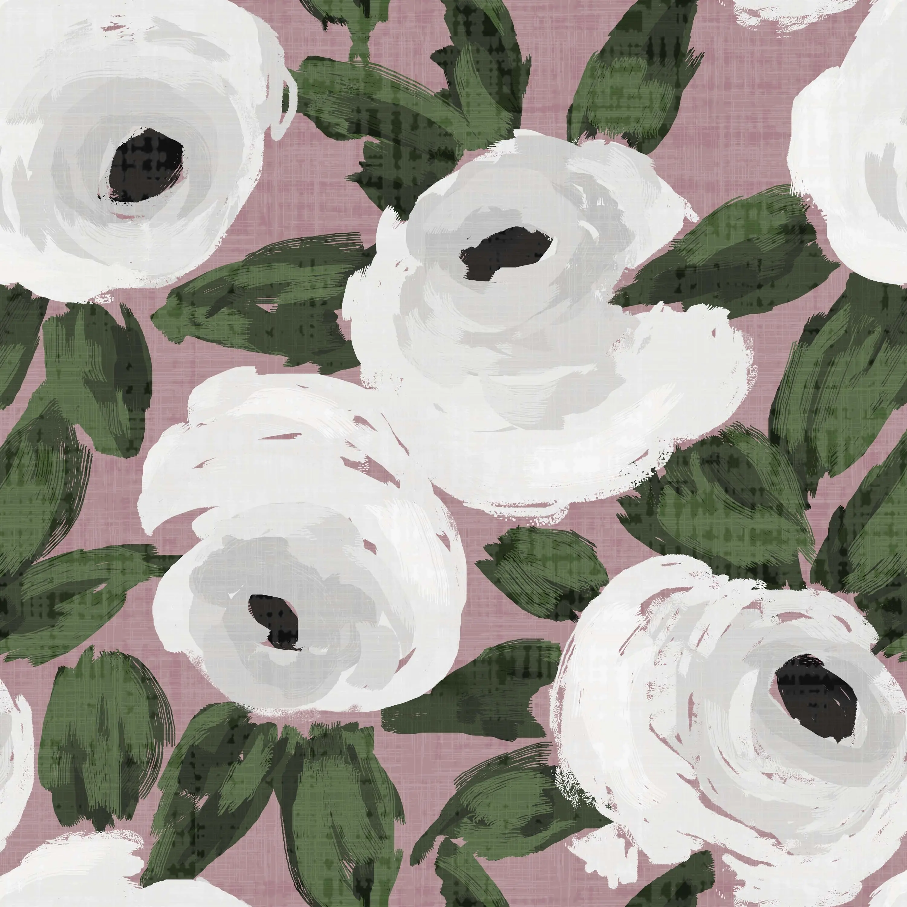 500BEDBLMSBRYRSBLSHIVYOGA Twin Wingback Rose Blush Ivy Printed Upholstered Bed - Bloomsbury-5