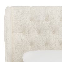 412BEDLNNTLC Queen Linen Talc Cream Curved Wingback Upholstered Bed-5