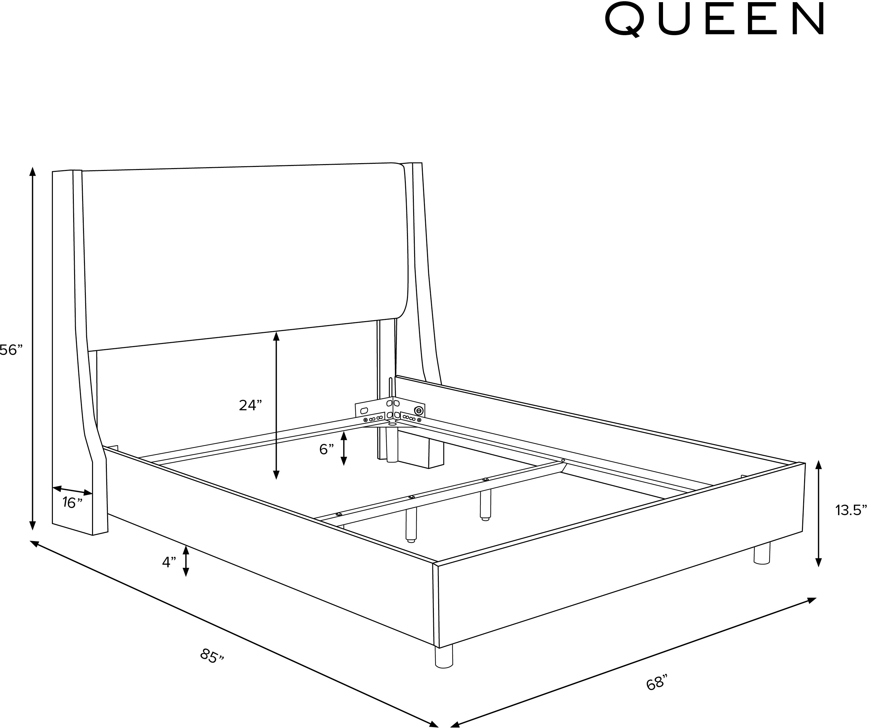 122NBBED-PWLNNTLC Queen Linen Talc Cream Tufted Bed-8