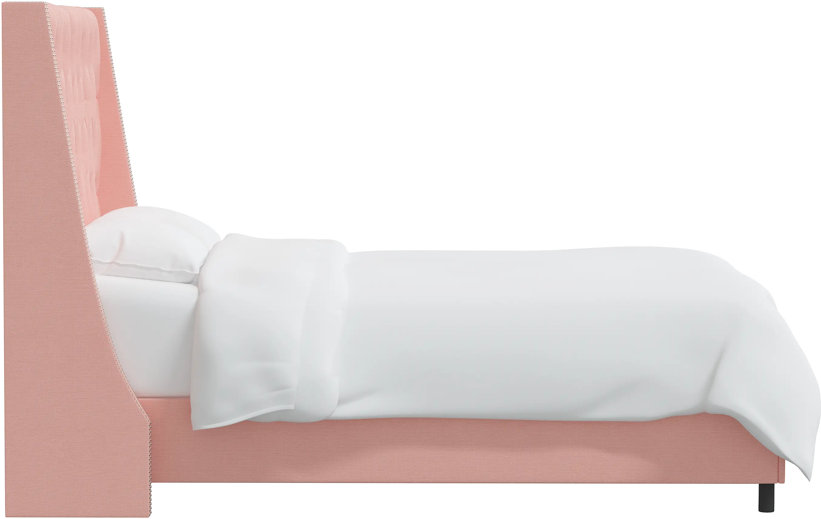 121NBBED-PWLNNPTL Full Linen Petal Pink Tufted Bed-4