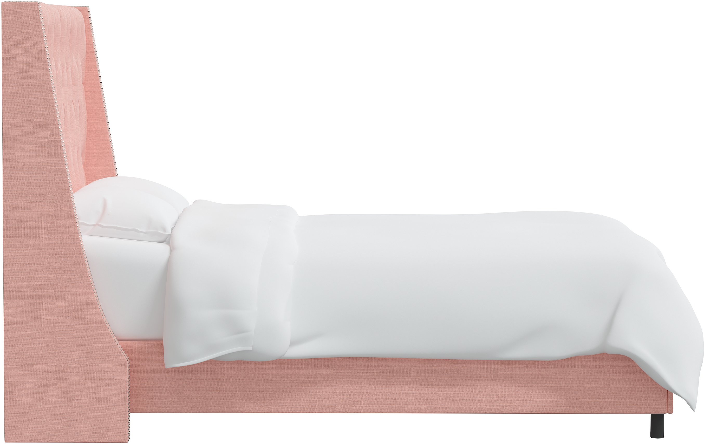 120NBBED-PWLNNPTL Twin Linen Petal Pink Tufted Bed-4