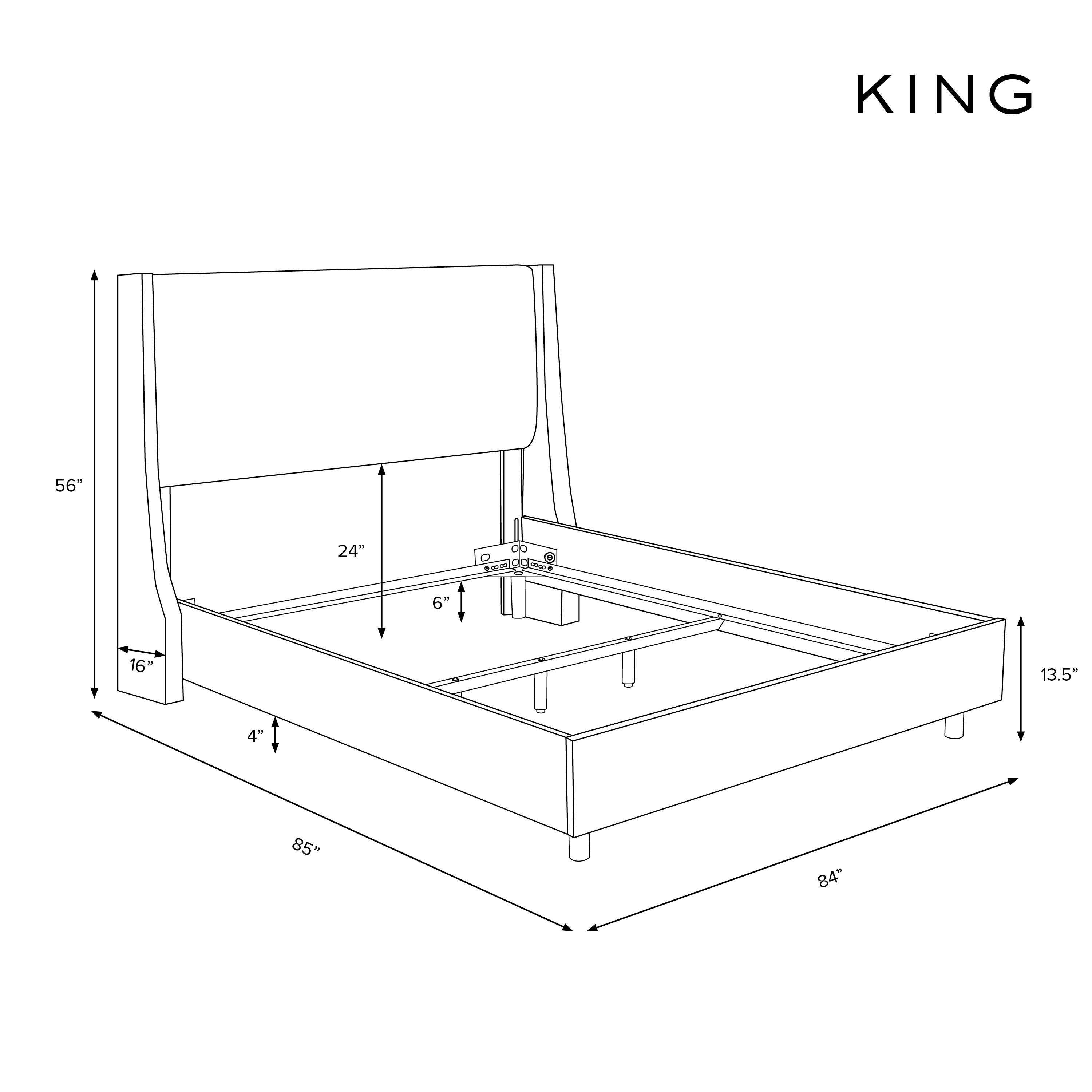 123NBBED-BRLNNSND King Linen Sandstone Tufted Bed-8