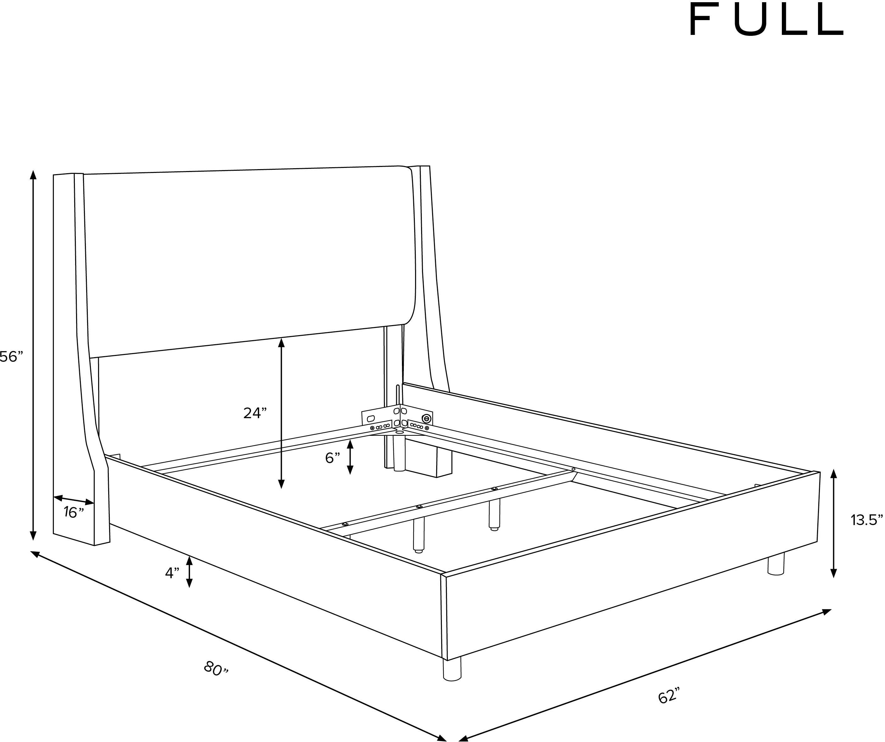 121NBBED-BRLNNLNN Full Linen Tan Tufted Bed-7