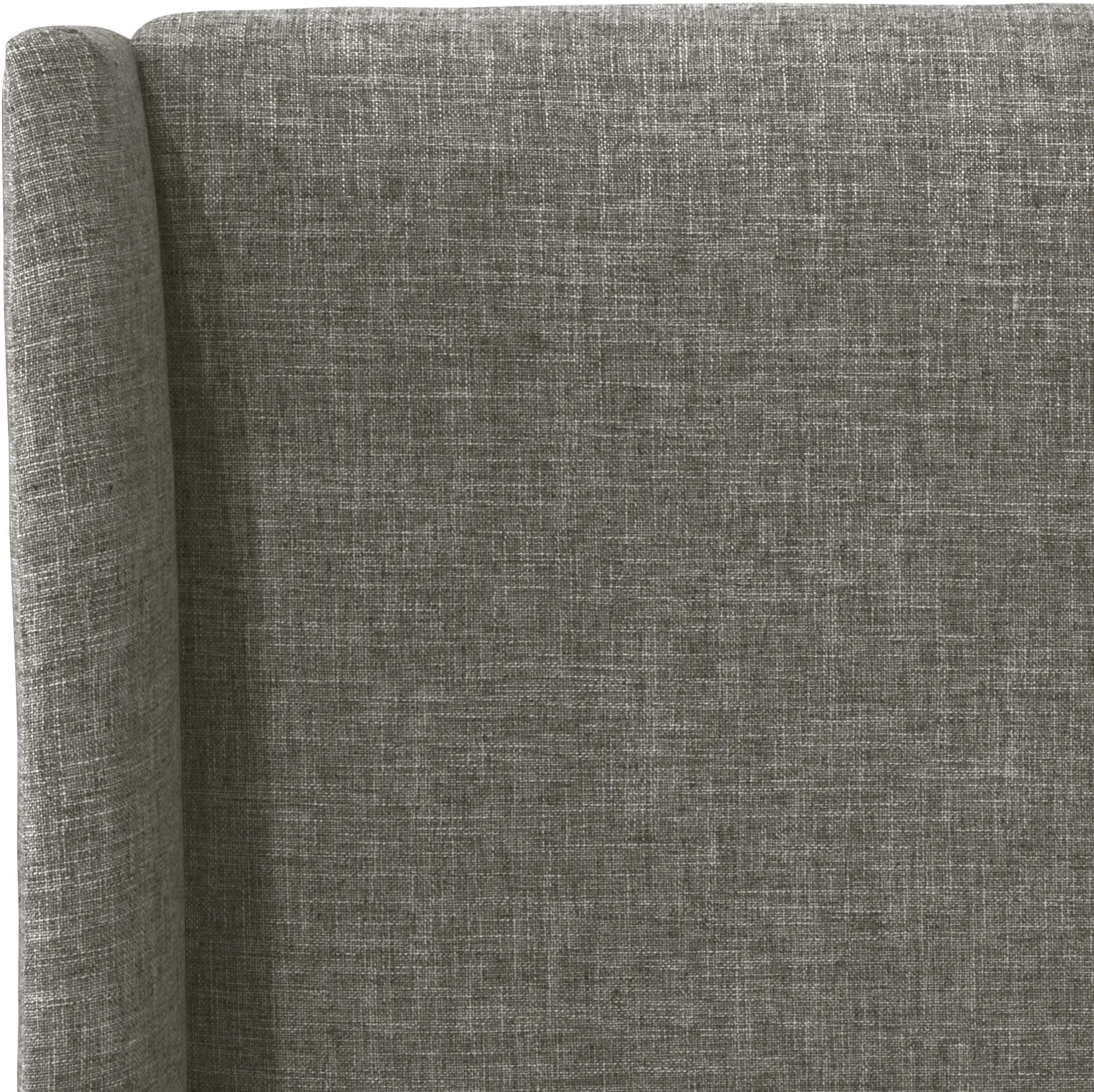 433BEDZMCHR King Charcoal Square Bed Frame- Zuma-6