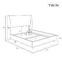 430BEDZMLNN Full Linen Square Bed Frame- Zuma-7
