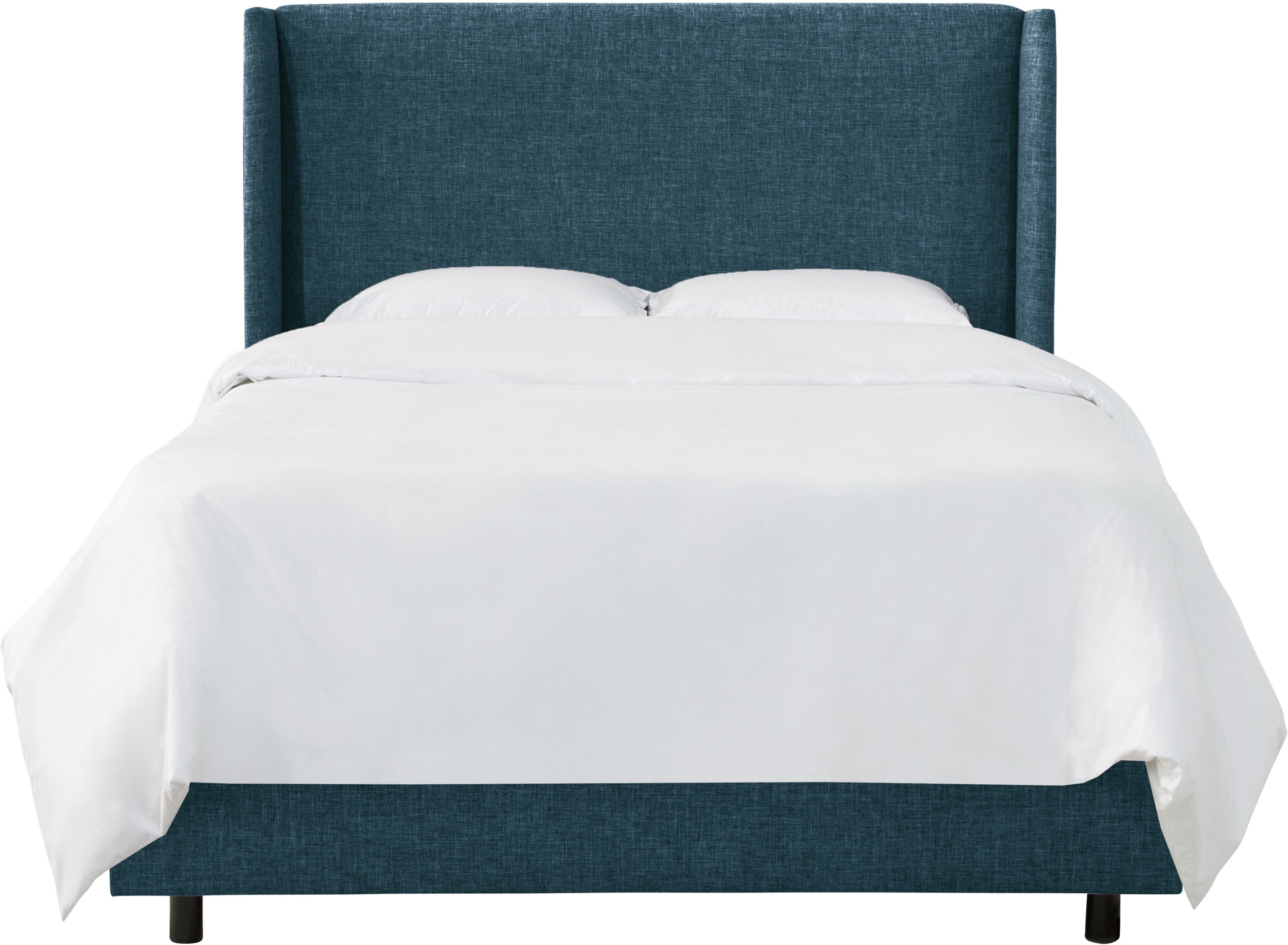 433BEDZMNV King Navy Square Bed- Zuma-2