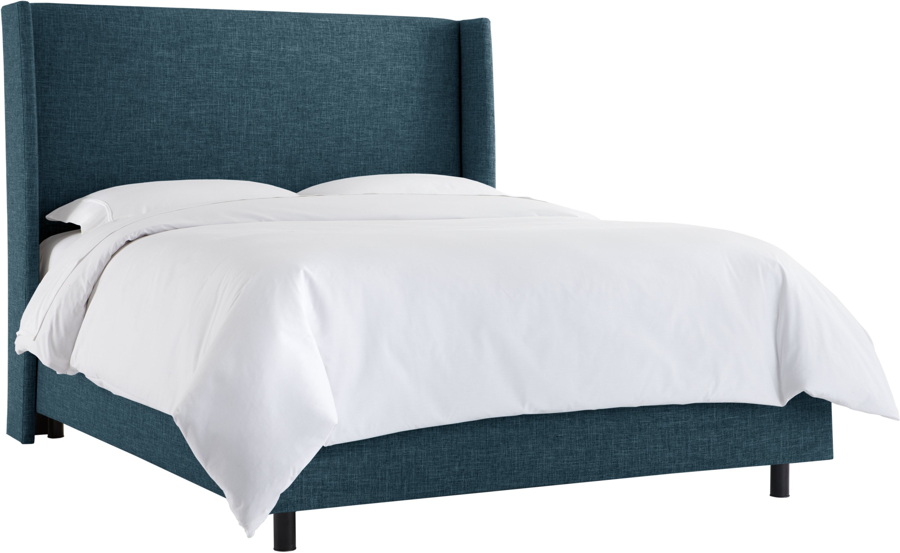 433BEDZMNV King Navy Square Bed- Zuma-3