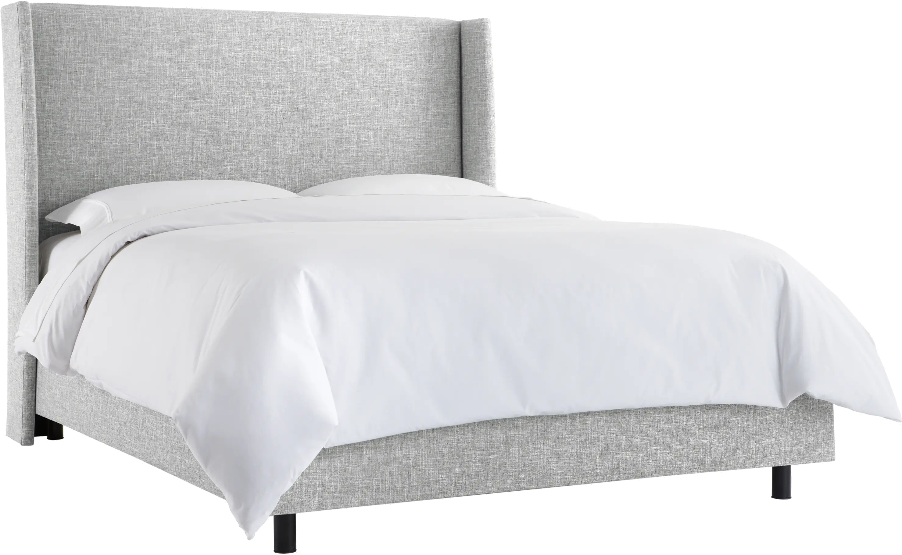 434BEDZMPMC California King Gray Square Bed - Zuma Pumice-4