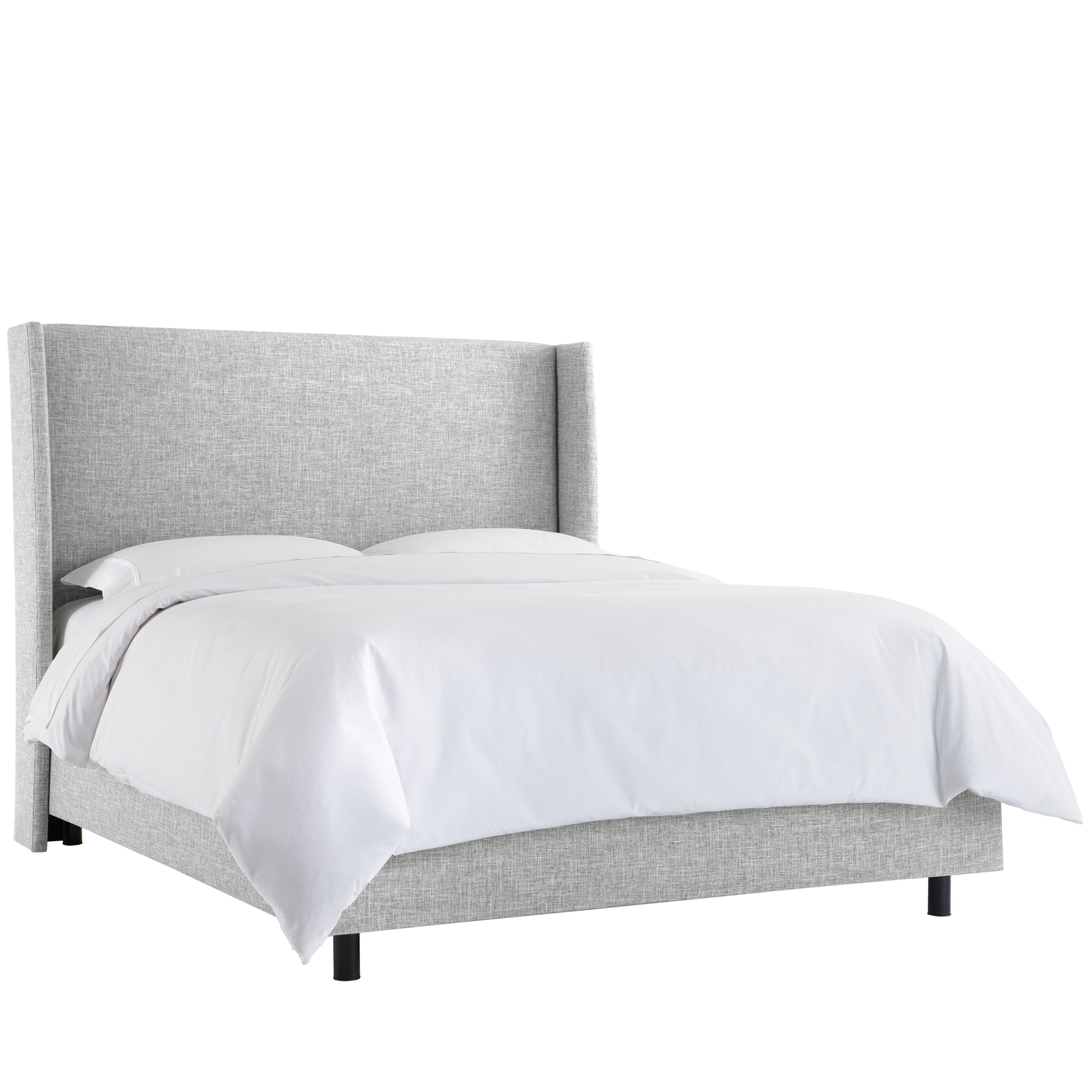 733BEDZMPMC King Gray Square Bed - Zuma Pumice-4