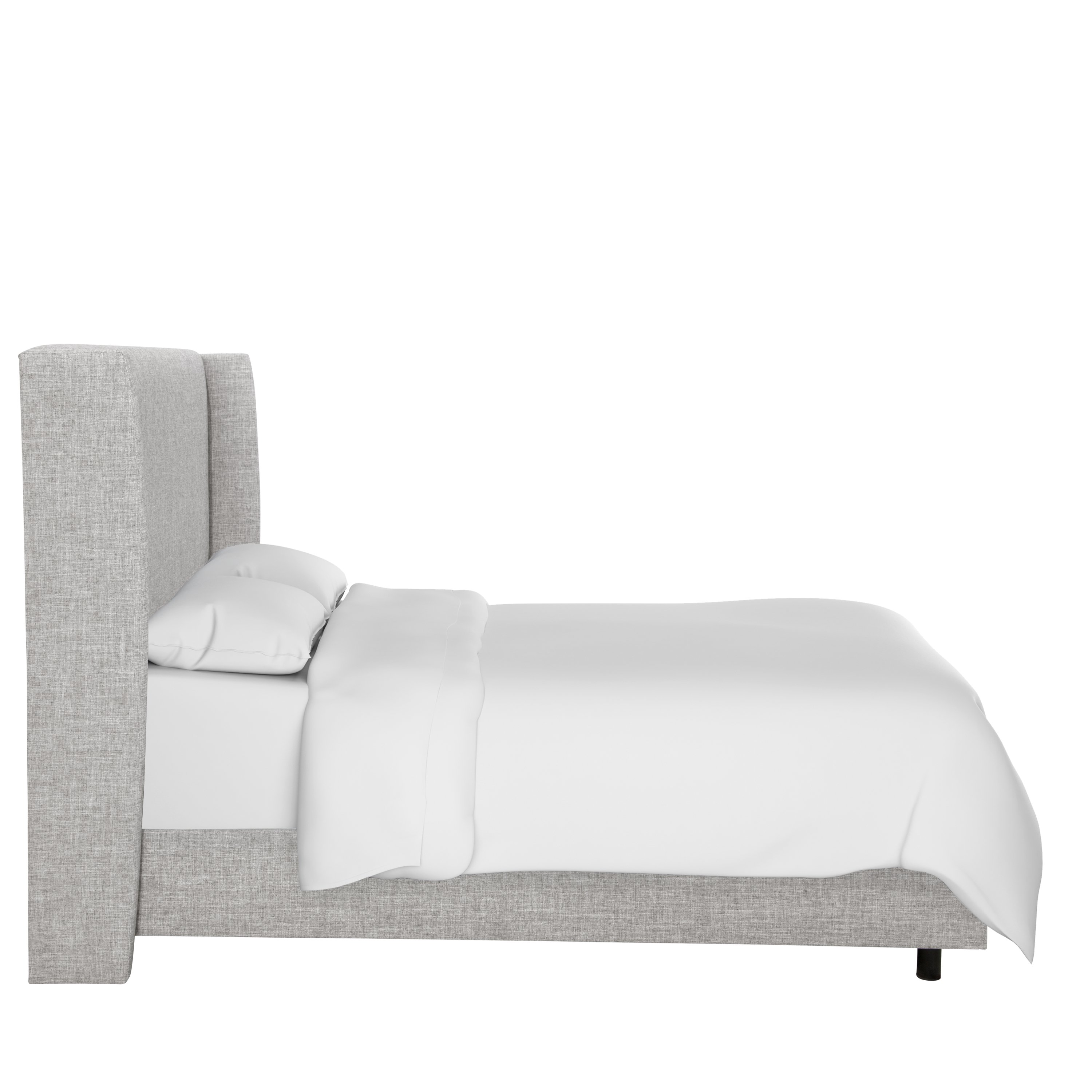 733BEDZMPMC King Gray Square Bed - Zuma Pumice-5