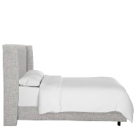 733BEDZMPMC King Gray Square Bed - Zuma Pumice-5