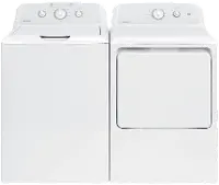 KIT HotPoint Electric Top Load Laundry Pair - White