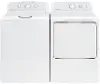 KIT HotPoint Gas Top Load Laundry Pair - White