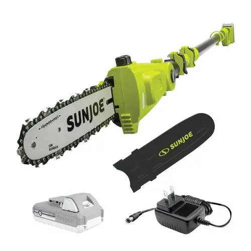 24V-PS10-LTE Sun Joe 24-Volt iON+ Telescoping Pole Cordless Chainsaw-2