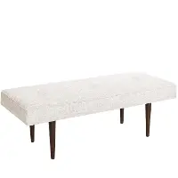 548ZMWHT Zuma White Flat Bench