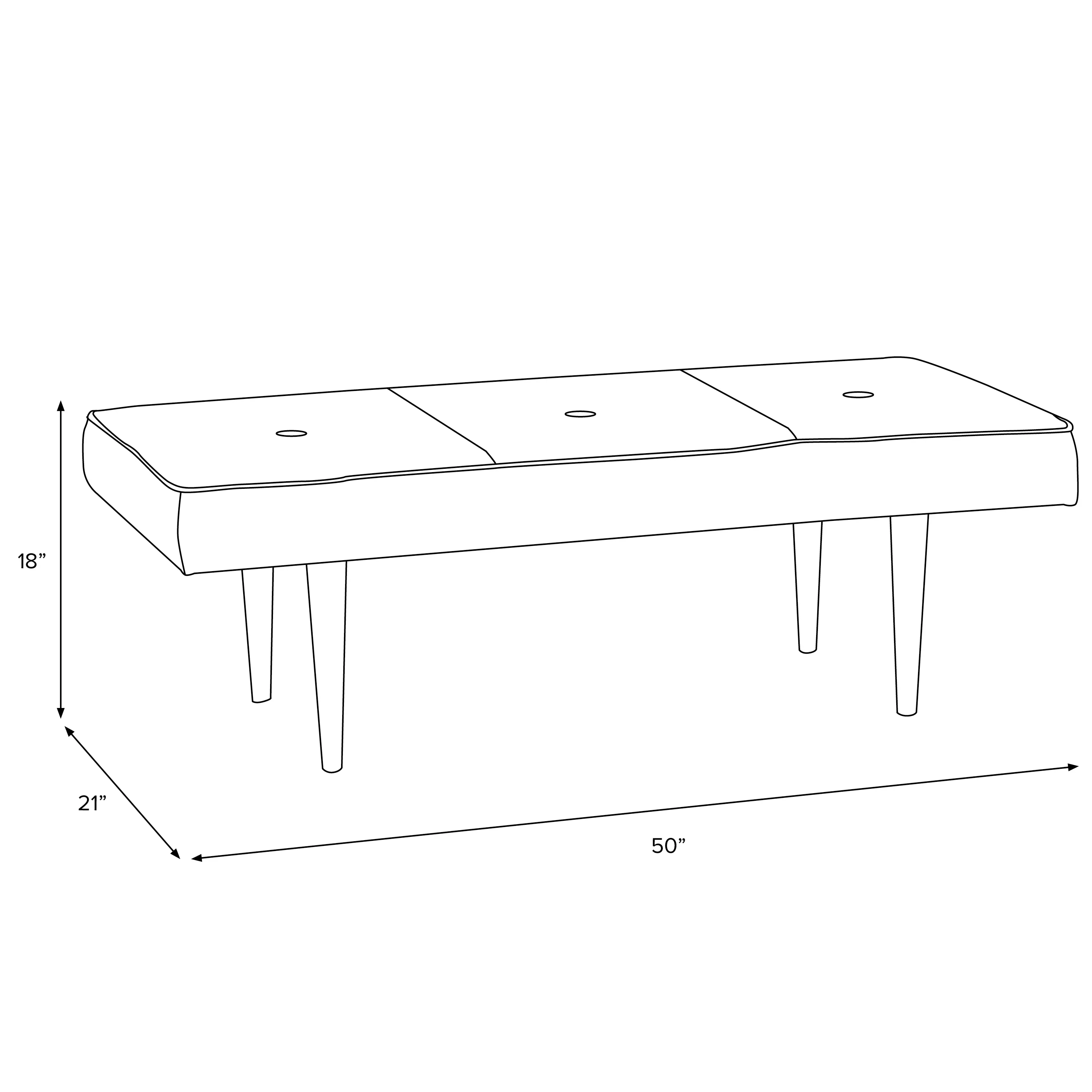 548ZMWHT Zuma White Flat Bench-6