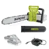 24V-X2-CS16 Sun Joe 48-Volt iON+ Cordless Chain Saw Kit