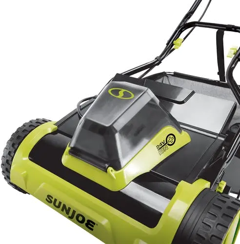 24V-CRLM15 Sun Joe 24-Volt iON+ Cordless Push Reel Mower-4