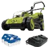 24V-X2-17LM Sun Joe 48-Volt iON+ Cordless Lawn Mower Kit
