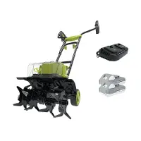24V-X2-TLR14 Sun Joe 48-Volt iON+ Cordless Garden Tiller / Cultivator Kit