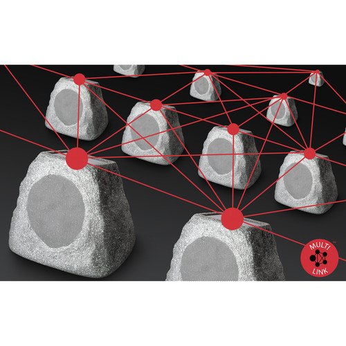 IONA ISP75B SOLAR ROCK EACH ION Audio Solar Stone Multi-Link Outdoor Speaker-6