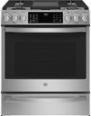 P2S930YPFS GE Profile 30 Inch Dual Fuel Slide In Smart Range - Stainless Steel